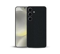 Carbon Fibre Vinyl Skin for Samsung Galaxy S24 Plus - Premium 3M Decal for Back & Sides, Scratch Protection, Bubble-Free Application, Easy Application, Textured Finish, Made in UK (S24 Galaxy Plus)