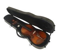 Carbon Fibre Violin Case, Lightweight Portable Hard Shell with Hygrometer, Accessory Pocket & Shoulder/Backpack Straps, Waterproof Gig Bag for Kids, Beginners, Advanced & Professional Players