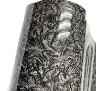 Carbon Fibre Wrap 6 Colors 3D Forged Carbon Vinyl Wrap With Air Release Bubbles Self Adhesive DIY Styling Car Sticker Decal Wrapping Car Vinyl Wrap(Silver Satin,50CM X 200CM)
