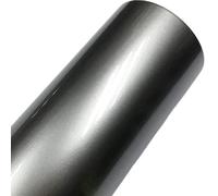 Carbon Fibre Wrap Gloss Metallic Gunmetal Vinyl Wrap Candy Glossy Grey Car Film Sticker With Air Bubble Auto Motorcycle Wrapping Covering Foil Car Vinyl Wrap (Color Name : Silver)