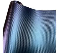 Carbon Fibre Wrap Premium Quality Blue To Purple Chameleon Carbon Fiber Vinyl Wrap Roll Car Vinyl Wrap(Blue to purple,30CM X 152CM)
