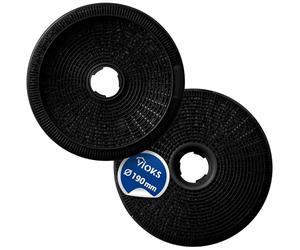 Carbon Filter for 902979370-1/9029793701 E3CFP19 Also for Bosch/Siemens 00796390/796390 DHZ5276 189 mm Diameter for Cooker Hood