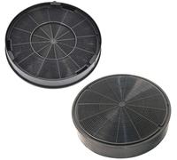 SPARES2GO Anti-Odour Charcoal Carbon Filters for Rangemaster Cooker Hood Vent (200 x 30 mm, Pack of 2)