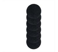 Carbon Filters Set - 6 Pack Replacement Filters for Breetee Portable Range Hoods - 4,7 in Circle Charcoal Filter