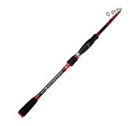 Carbon Fishing Pole - Retractable Angler Tool, Portable Fish Stick | 21.6x1.1x1.1in Durable Travel Spining Rod, Lightweight Casting Rod, Foldable Fishings Gear Lake Outdoor Catch Adventure