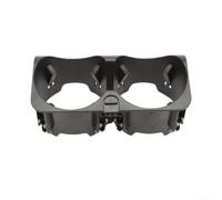 Carbon for fibre Dual Cup Holder for mercedes W221 09-15 Carbon | for perfect fit for W221, secure hold, black finish, direct replacement, easy clean(Black)