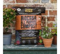 Carbon Gold Biochar All Purpose Peat-Free Compost 2 X 20L - Multi-Purpose, Soil Association Approved.