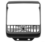 Carbon Grain Rear Air Outlet Frame for Model 3 () & Model Y (Refresh/Project Juniper) - ABS Trim Cover, Curved Fit, Reduc(MATTE BLACK)