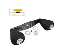 Carbon Handle Arm For Baitcasting Reels, 105Mm Carbon Fibre Power Handle Replacement For CQ for slx for metanium & for curado, Ergonomic Lightweight Upgrade Part(Left hand silver 7 * 4)