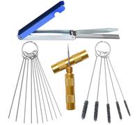 Carbon Jets Cleaner Carburetor Cleaning Tool For Motorcycle Miantenance Carb Overhaul Kit