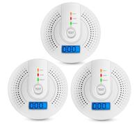 Carbon Monoxide Alarm Latest,Detector Security CO Monoxide For Home Safety Battery Powered (Battery not Included) Digital Display CO Detector Security