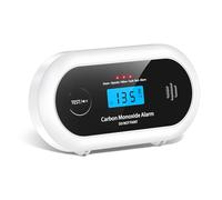 Carbon Monoxide Detector - 10-Year Sealed Battery CO Alarm with LCD Display, Carbon Monoxide Alarms for Home, EN 50291 Certified - Alertlink VC22R