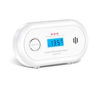 Carbon Monoxide Detector - 10-Year Sealed Battery CO Alarm with LCD Display, Carbon Monoxide Alarms for Home, EN 50291 Certified - Alertlink VC22R