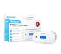 Carbon Monoxide Detector, 10 Years Sealed Battery, Carbon Monoxie Alarm, With Temperature and Humidity Detection and LCD Display, Carbon Monoxide Alarms for Home