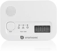 Smartwares FGA-13041 Carbon Monoxide Detector, 10 Year Sensor, Digital Screen, Display and Test Button