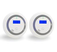 Carbon Monoxide Detector, Carbon Monoxide Alarm with LED Display and Sound Alarm, Battery Powered CO Alarm Monitor with Test Button for Home, Complies with EN 50291 Standard