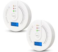 Carbon Monoxide Detector, Fire Carbon Monoxide Alarms with LED Indicato Monoxide CO Alarm Detector with Digital Display