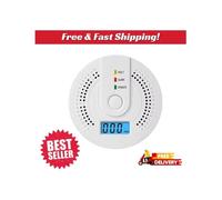 Carbon Monoxide Detector Warning Alarm Sensor LED Digital Battery Powered