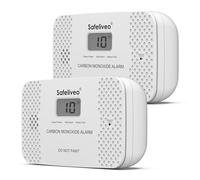 Carbon Monoxide Detector with Digital Display,CO Alarm with Replaceable Battery - 10 Year Sensor Life,Portable Carbon Monoxide Alarm for Home with Memory Alarm Function,Comforms to EN 50291 Standard.