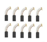 Carbon Motor Brushes 13.5mm Metal Base for SDS Drill | Fits DH24PX, 999041 for mpn, 10pcs pack, restores motor power, prevents spark damage