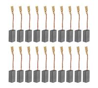 Carbon Motor Brushes,20Pcs Carbon Brush Replaceable Great Conductive Motor Part for Cutting Machine Generator Grinder Motor Electrical Drill