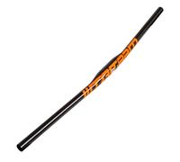 Carbon MTB Handlebars 31.8*580/600/620/640/660/680/700/720/740/760mm | Carbon Mountain Bike Handlebars Extra Long Flat Handlebar(Orange,660mm)