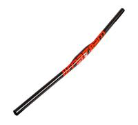 Carbon MTB Handlebars 31.8*580/600/620/640/660/680/700/720/740/760mm | Carbon Mountain Bike Handlebars Extra Long Flat Handlebar(Red,660mm)