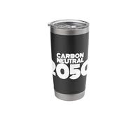 Carbon Neutral 2050 Net Zero CO2 Emissions Climate Change Stainless Steel Insulated Tumbler