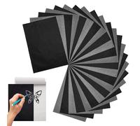Carbon Paper,50 Sheets Carbon Paper A4,Tracing Paper Black Graphite Paper,Carbon Copy Paper Perfect for Art Craft and Office Projects - Carbon Transfer Paper - Black