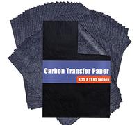 Carbon Paper for Tracing Graphite Transfer-Paper - PSLER 32 PCS Black for Tracing Drawing Patterns on Wood Projects Canvas Fabric Artist Lettering Sketch Drawing A4 Size 8.5 X 11 Inch