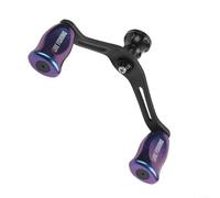 Carbon+Plastic Double Rocker Arm Handle Optimized for DAIWA For FUEGO For PROREX VLT SALAMANDURA Reel Performance Enhancement (Blue purple)