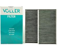 Carbon Pollen Cabin Filter Double FOR BMW 6 SERIES (E63 E64), 5 SERIES (E60 E61) (2001-10), ALPINA B5 B6 (2005-2010) 64319174370, 64319171858