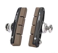 Carbon rim bicycle brake pads for C brake and leather caliper compatibility, engineered to prevent deformation and resist wear for consistent braking