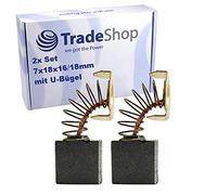 Carbon Sanding Carbon Brushes 7 x 18 x 16/18 mm for Makita 5103-R 5143-R 5903-R LC-1230 2414 B-2414 NBLC1230 3612 3612-C Pack of 2