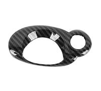 Carbon Smooth Surface Car Ignition Switch Ring Cover Replacement R54 R56 Dynamic Interior