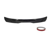 Carbon spoiler trim For Hatchback rear roof lip spoiler wing Universal Car Rear Roof Lip Spoiler Wing ABS Decoration Strips for fit for(Bright black)