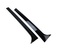 Carbon spoiler trim For Skoda for Octavia for Estate 2014-2019 1 Pair Rear Window Side Spoiler Wing for Gloss Black Auto Replacement Parts