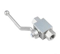 Carbon Steel 2 Way Ball Valve 500 Bar for Safe Handling of Fluids, Manual Control