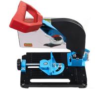 Carbon Steel Angle Grinder Bracket Heavy Duty | 0-45 degree adjustment, precise cutting angles, stable carbon steel base, fast clamping system