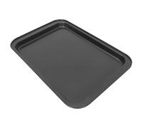 Carbon Steel Baking Tray Nonstick Rectangular for Oven Pizza and Cake | 15 X 10x1 Inch Size, 0.4mm Heavy Duty Construction, Easy Release Surface, Suitable for Pastries and Loaves