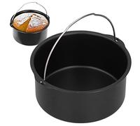 Carbon Steel Cake Barrel Pan for Air Fryers, Steamers & Ovens (7in)