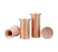 Carbon Steel Copper Plated Welding Stud Standoff Screws M3 M4 M5 M6 Thread Connector Stud Welding Screw Length: 5-30 mm(25mm,M3-50pcs)