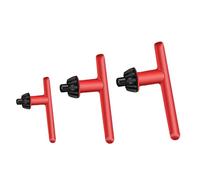 Carbon Steel Drill Chucks Wrench Tighten Loosen Tool Electric Hand Chucks Easy to Use for Smooth Bit Swapping Heavy Duty Wrench