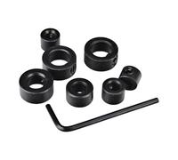 Carbon Steel Drill Depth Stop Collar Set Precise Drilling Suitable for Various Drill Size Enhances Efficiency Durability Multiple Size Compatibility