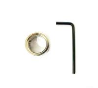 Carbon Steel Drill Locator Collar for Precise Depth Control in Woodworking, FeatuFor Ring Setscrew Lock to Secure Drill Bits on For Ring Positioner (16mm)