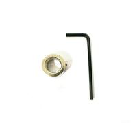 Carbon Steel Drill Locator Collar for Precise Depth Control in Woodworking, FeatuFor Ring Setscrew Lock to Secure Drill Bits on For Ring Positioner (10mm)