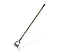 Carbon Steel Dutch Hoe, Landscaping Tubular Steel Gardening Tool, Heavy Duty 146cm Long Handle Garden Hoe Tool for Weeding Digging Ditching