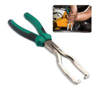 Carbon Steel Electrical Connector Disconnect Pliers, Automotive Hose Fuel Line Clip Removal Pliers, Universal Car Petrol Clip Pipe Pliers Removal Tool for Release Long Spark Plug (Green)