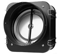 Carbon Steel Fireproof Check Valve 170mm 180mm - Backdraught Shutter for Range Hood Kitchen Smoke Vent Non-Return Damper Duct Pipe Fitting(180)