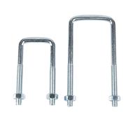 Carbon Steel Galvanized Square Clamp/Right Angle U-Clamp/U-Bolt/Right Angle Screw/Square Clamp/Buckle Clamp M6-M16(2pcs M8x50x130)